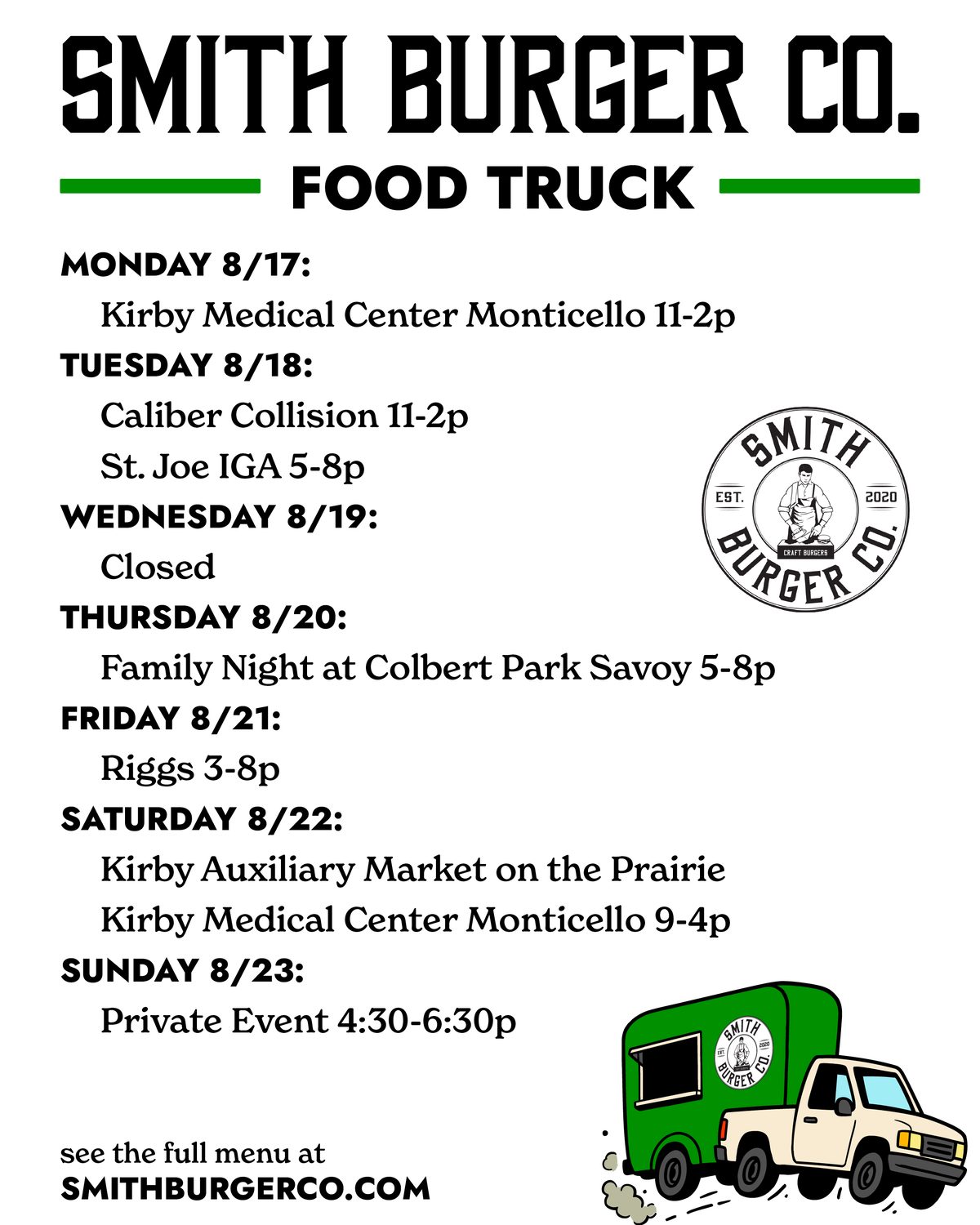 Food Truck Schedule