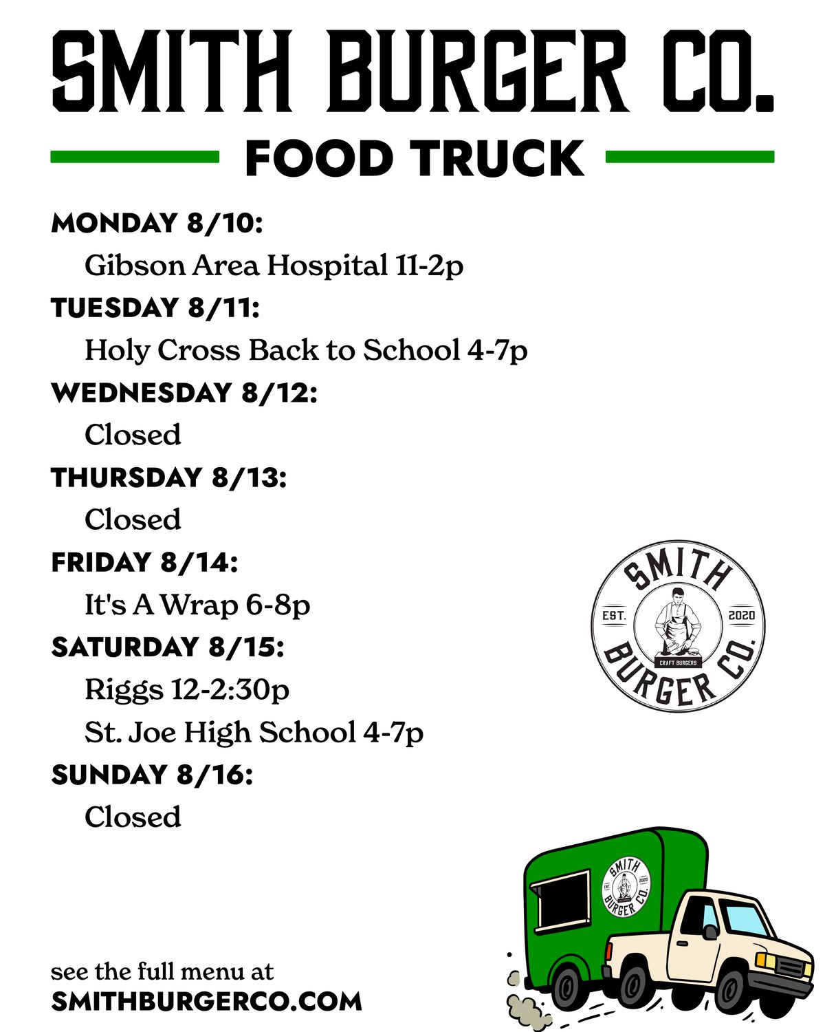 Food Truck Schedule